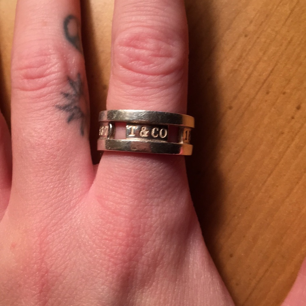 Tiffany and co 1837 sterling silver ring
